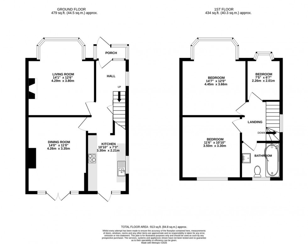 Floorplan for Park Road, Hounslow