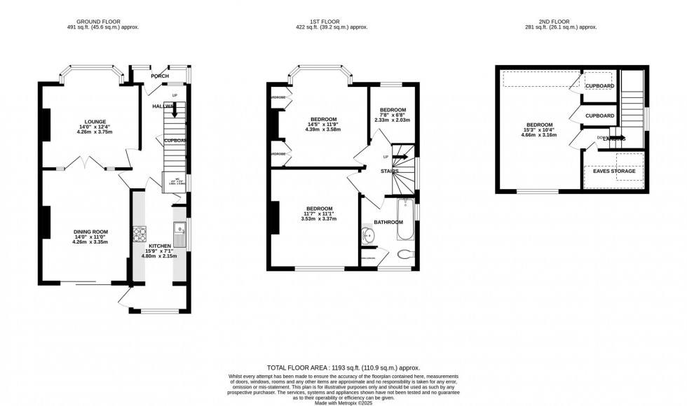 Floorplan for Shirley Drive, Hounslow