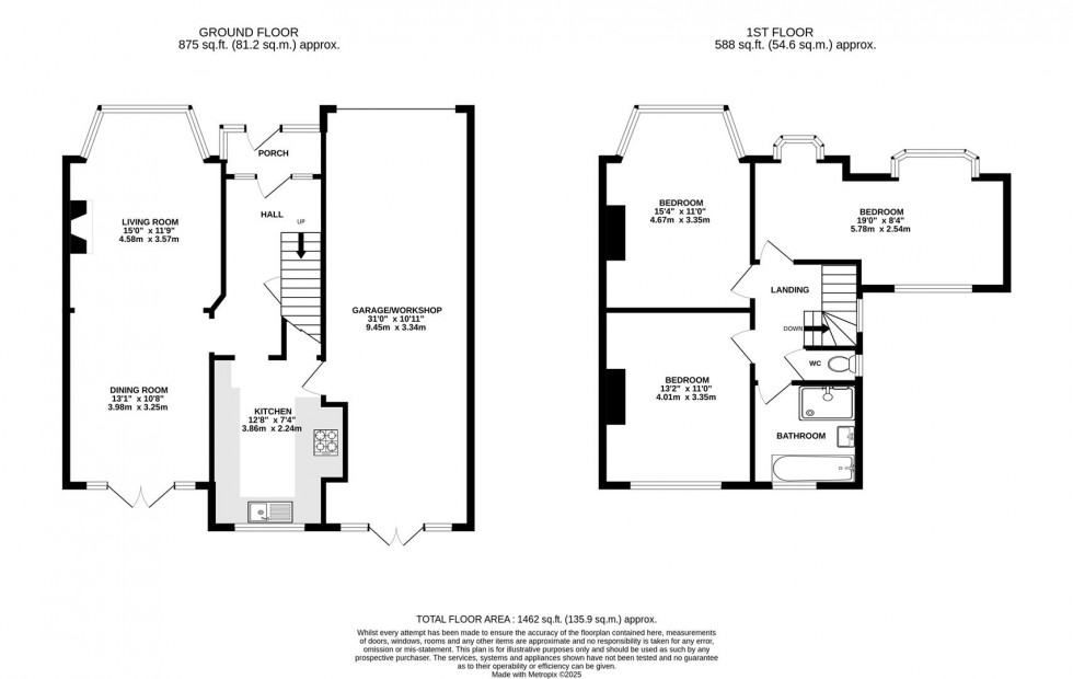 Floorplan for Nelson Road, Whitton