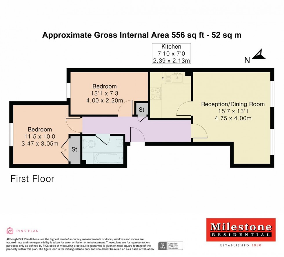 Floorplan for Langridge Mews, Hampton