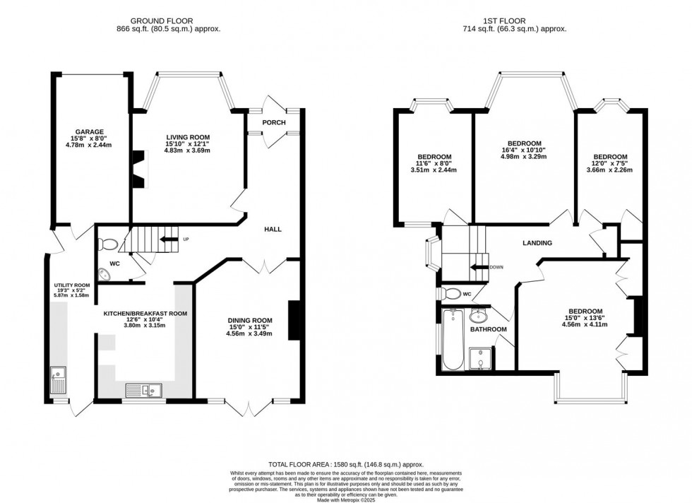 Floorplan for Strathearn Avenue, Whitton