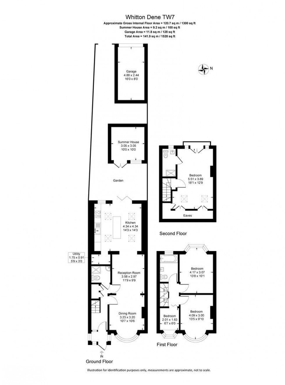 Floorplan for Whitton Dene, Isleworth