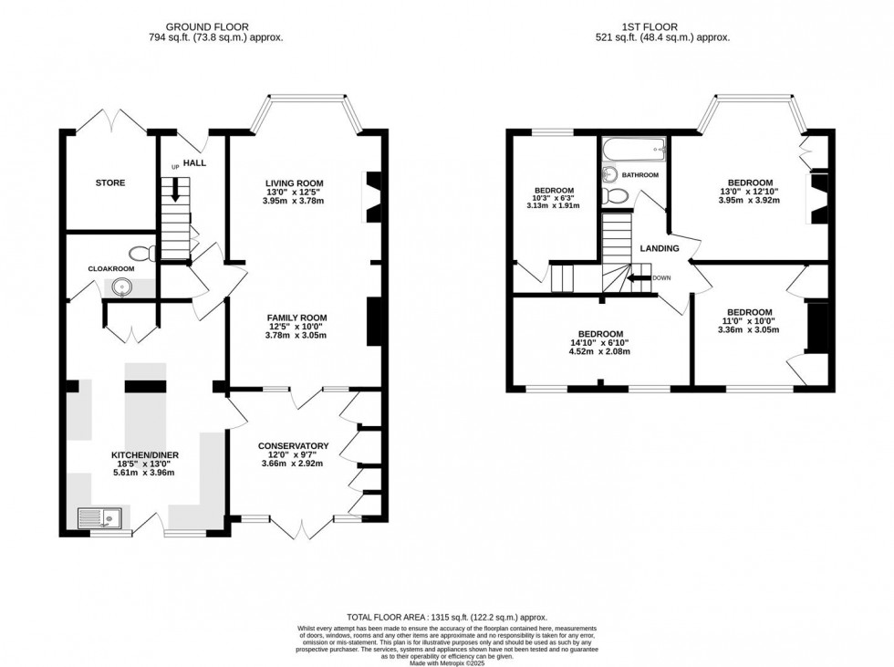 Floorplan for Argyle Avenue, Hounslow/Whitton