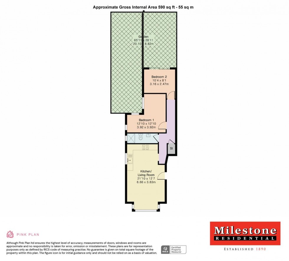 Floorplan for Feltham Road, Ashford