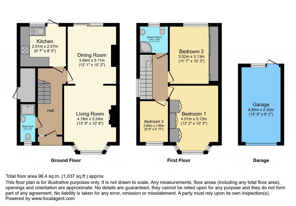 Floorplan for Selkirk Road, Twickenham