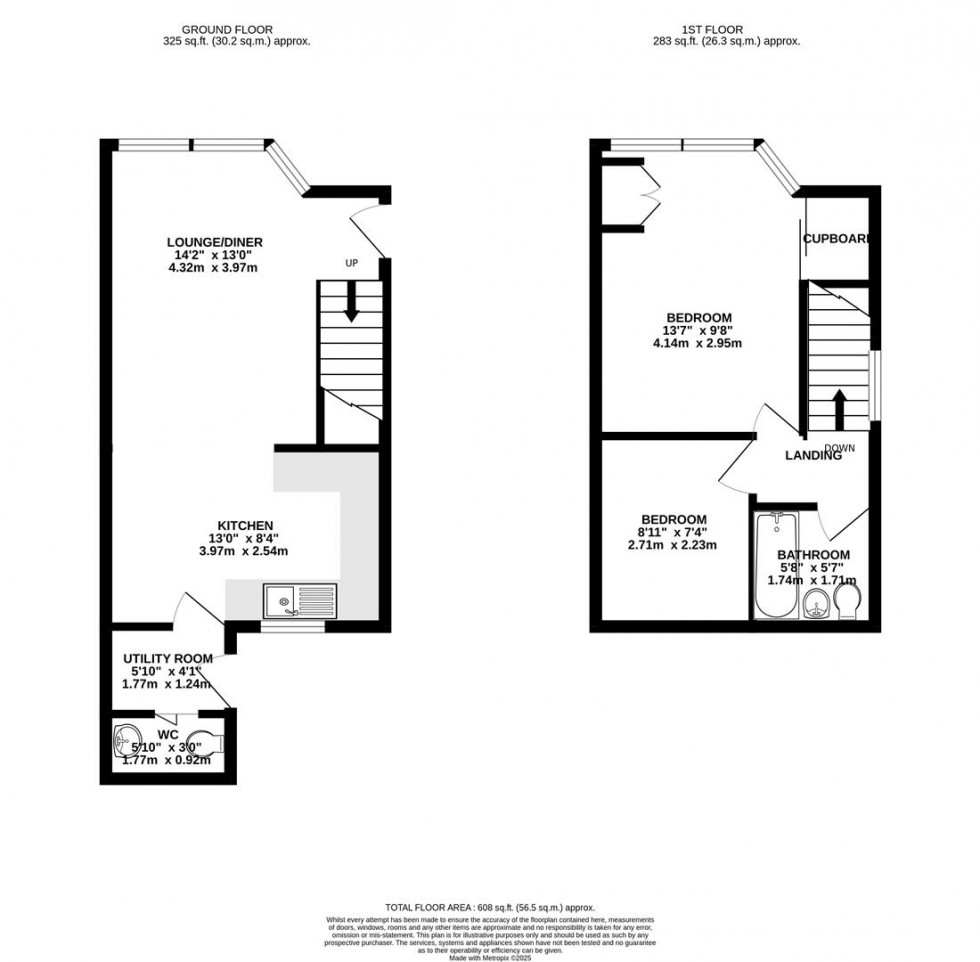 Floorplan for Saxon Avenue, Feltham