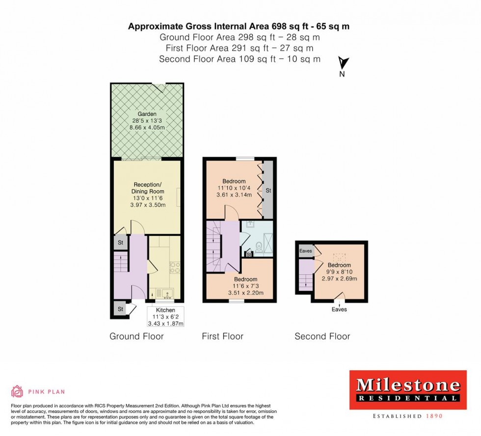 Floorplan for Bedfont Green Close, Feltham