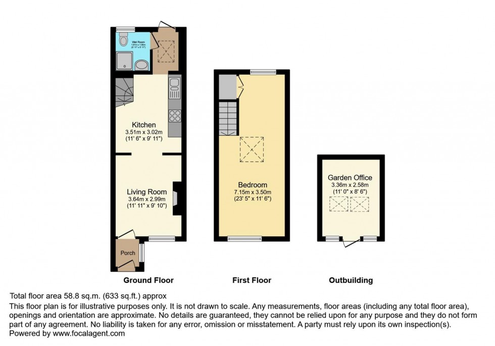 Floorplan for Second Cross Road, Twickenham