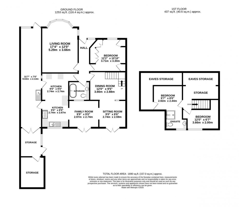 Floorplan for Lyndhurst Avenue, Whitton