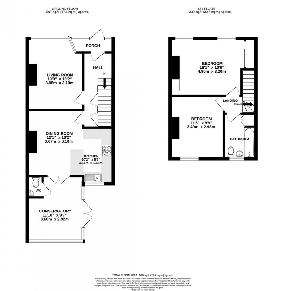 Floorplan for Livingstone Road, Hounslow