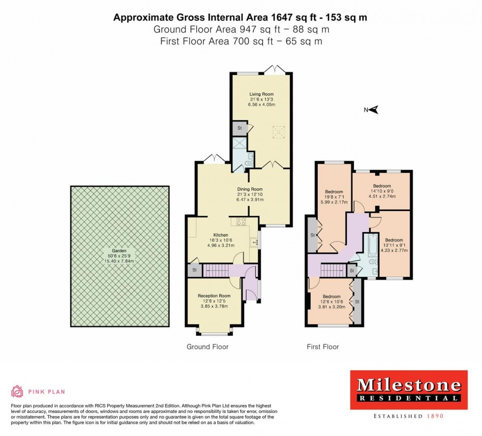 Floorplan for Thetford Road, Ashford