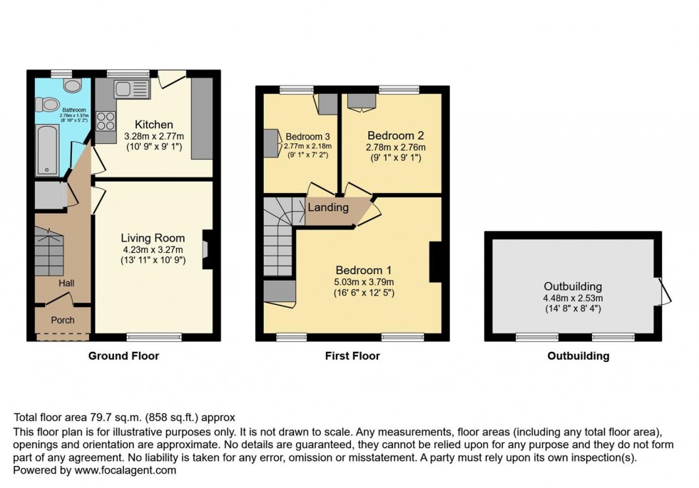 Floorplan for Talbot Road, Twickenham