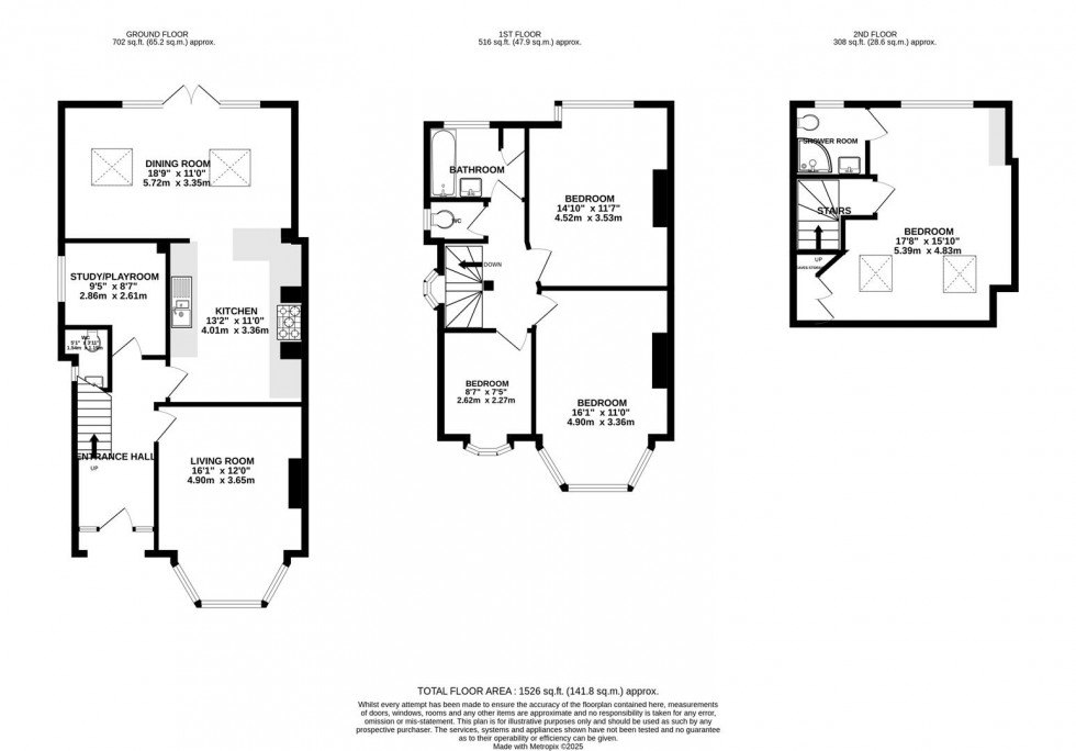 Floorplan for Ryecroft Avenue, Whitton