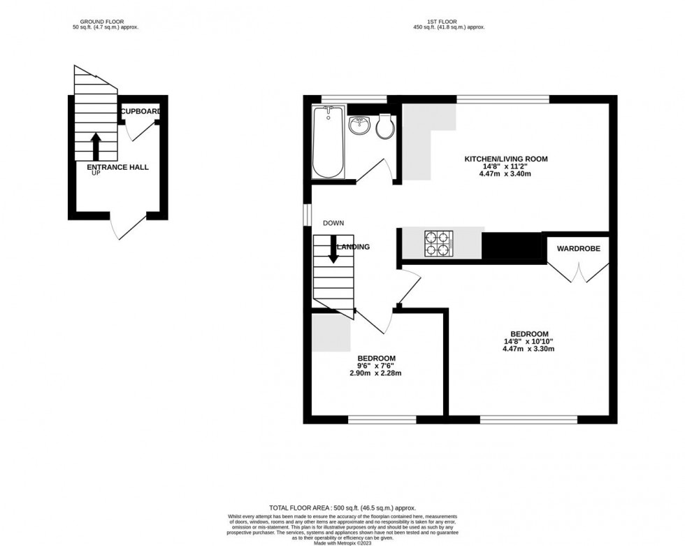 Floorplan for Collingwood Close, Whitton