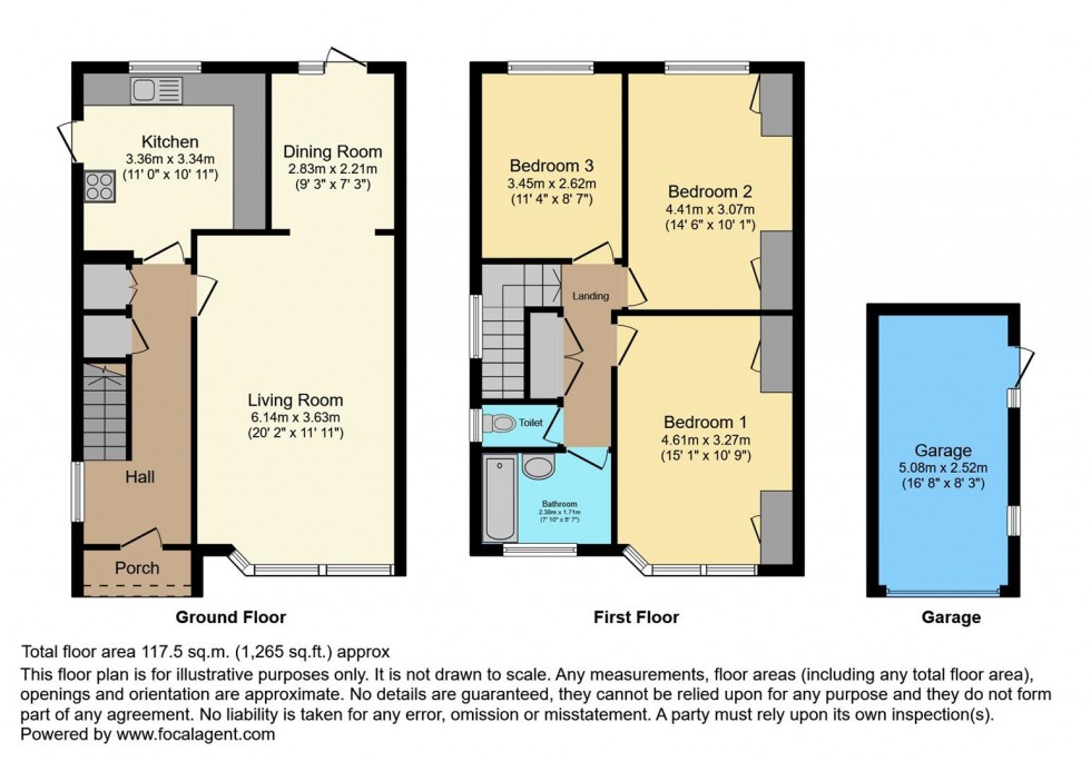 Floorplan for Hospital Bridge Road, Twickenham