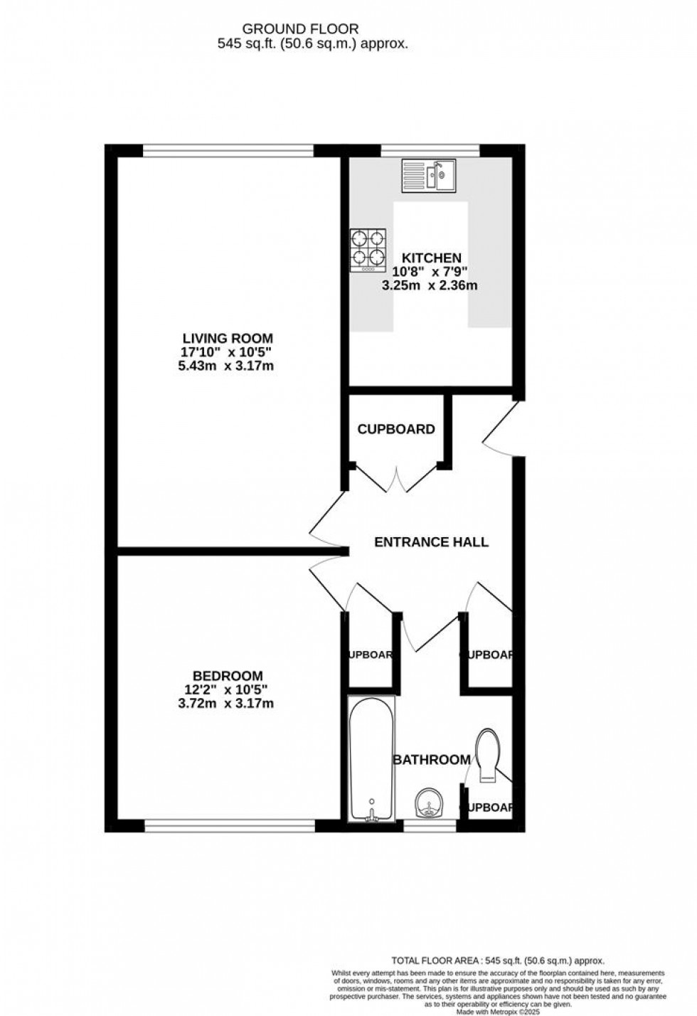 Floorplan for Grafton Close, Whitton, Hounslow