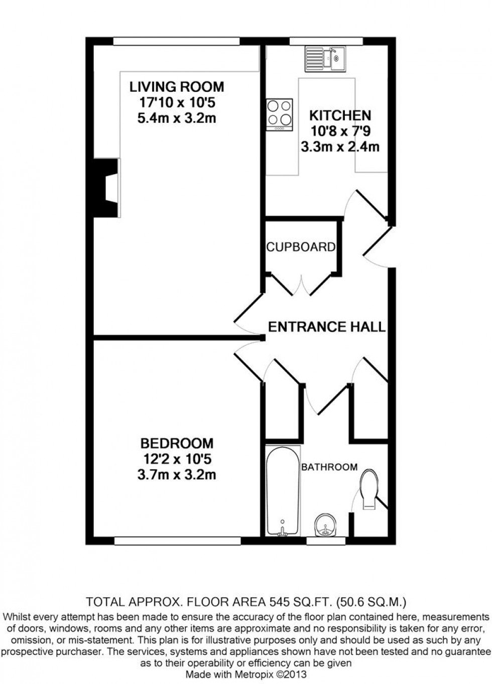 Floorplan for Grafton Close, Whitton, Hounslow