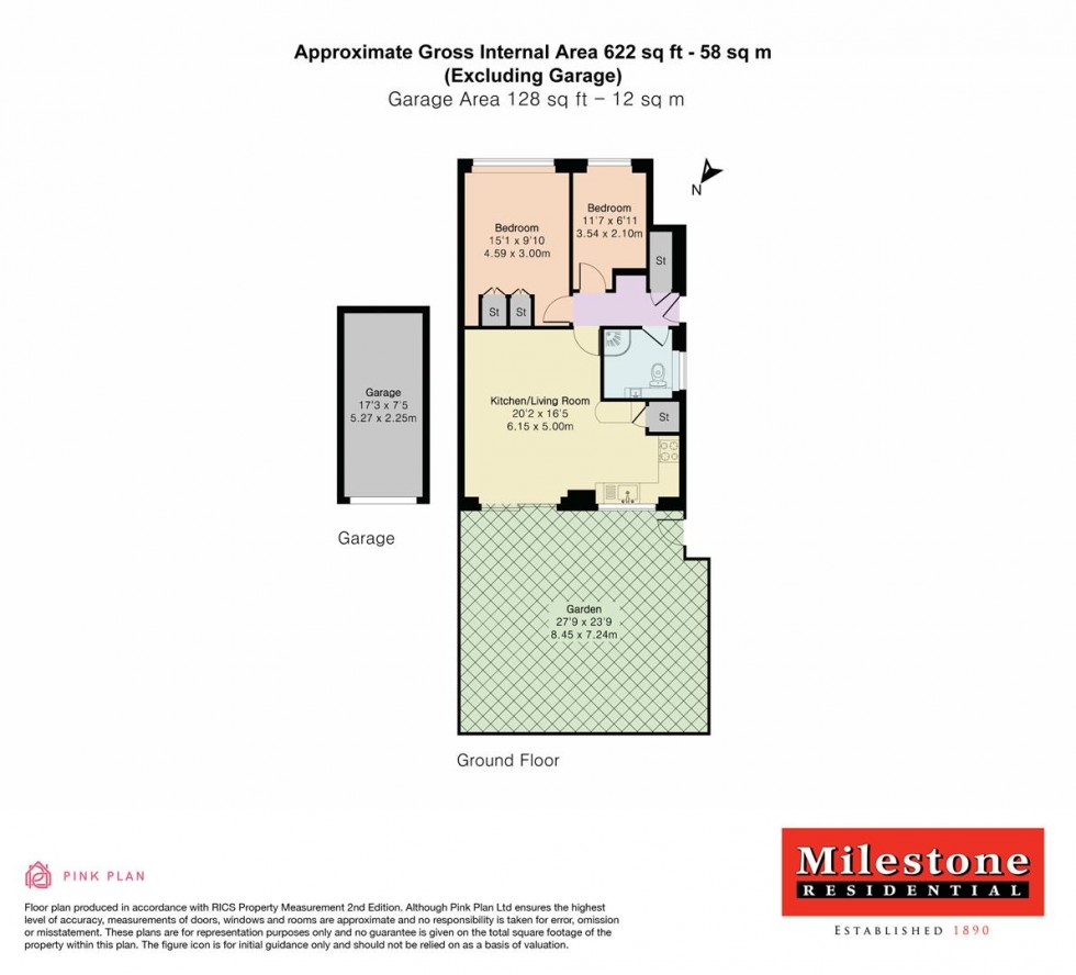 Floorplan for Littleton Road, Ashford
