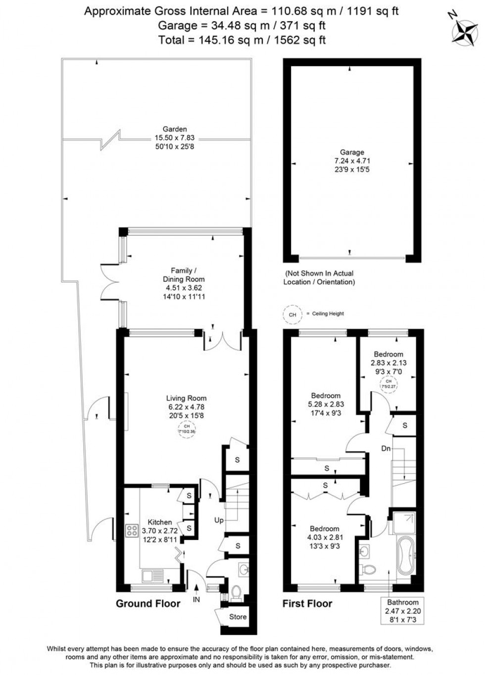Floorplan for Springfield Road, Ashford
