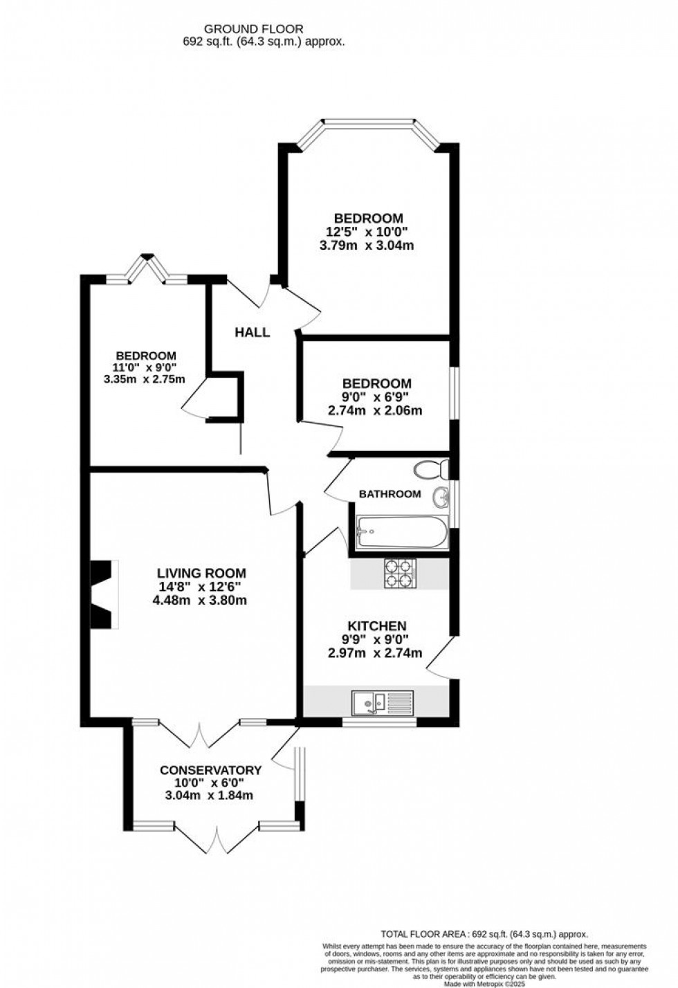 Floorplan for The Ridge, Whitton