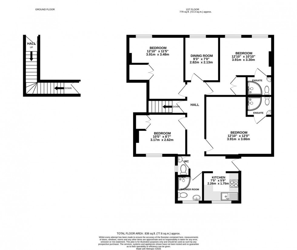 Floorplan for High Street, Whitton, Twickenham