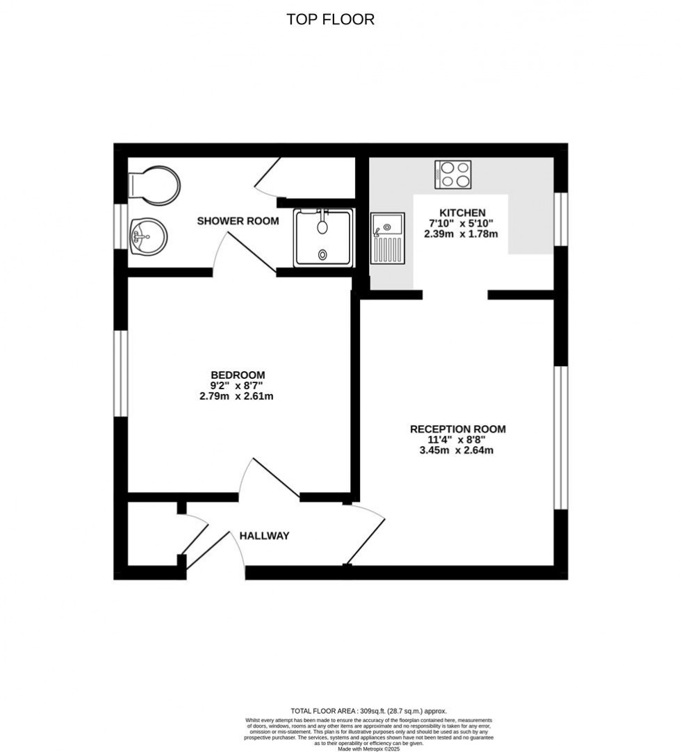 Floorplan for Beaumont Place, Isleworth