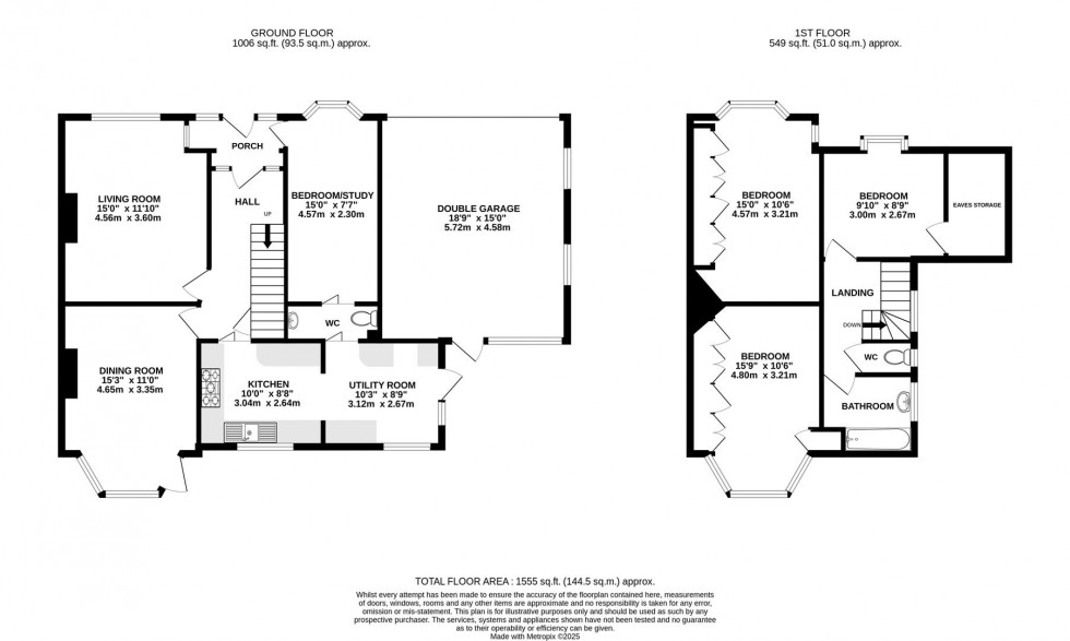 Floorplan for Redway Drive, Whitton