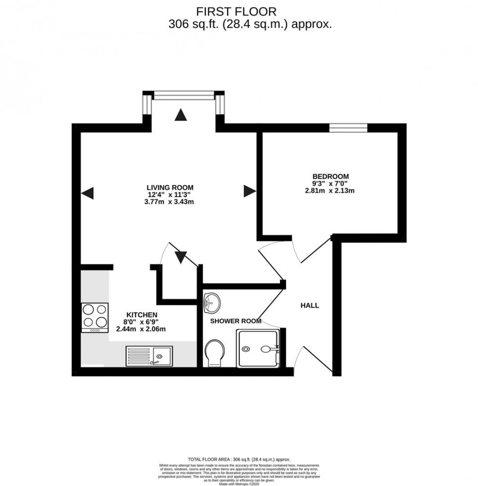 Floorplan for Beaumont Place, Isleworth
