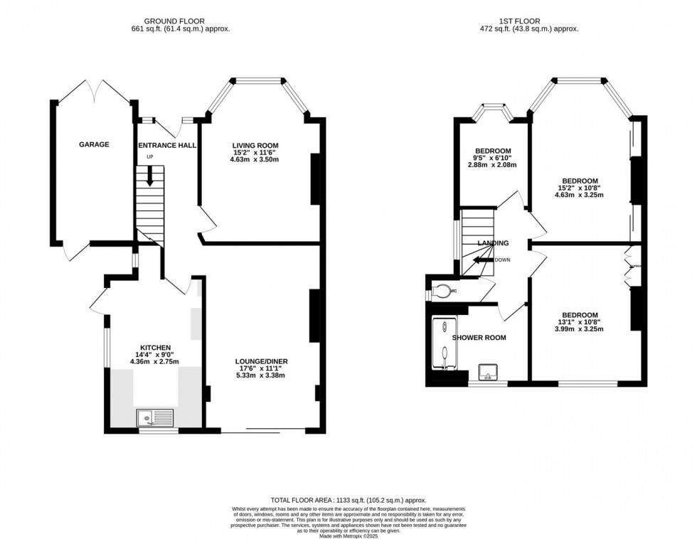 Floorplan for Jubilee Avenue, Whitton
