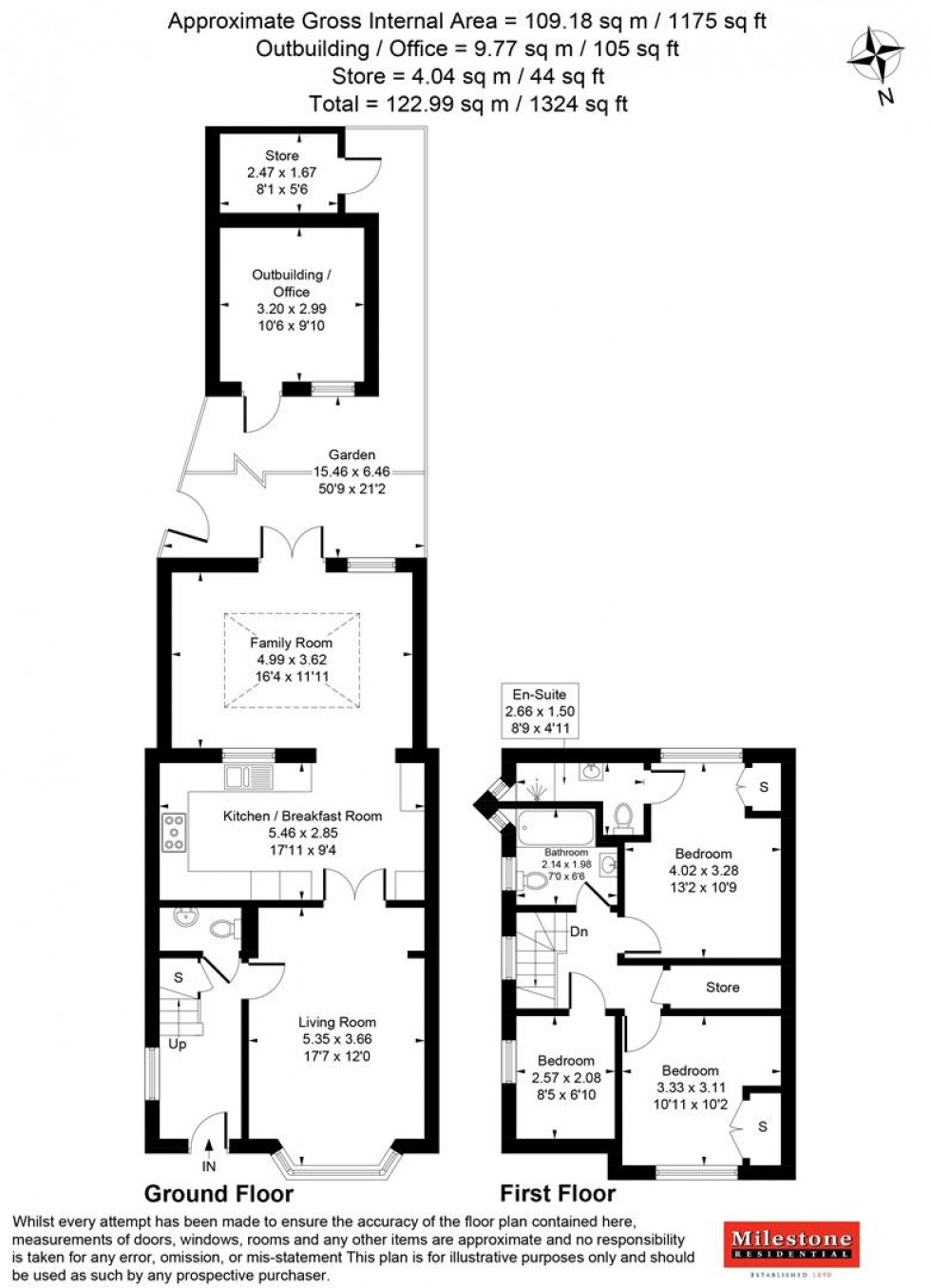 Floorplan for Village Way, Ashford