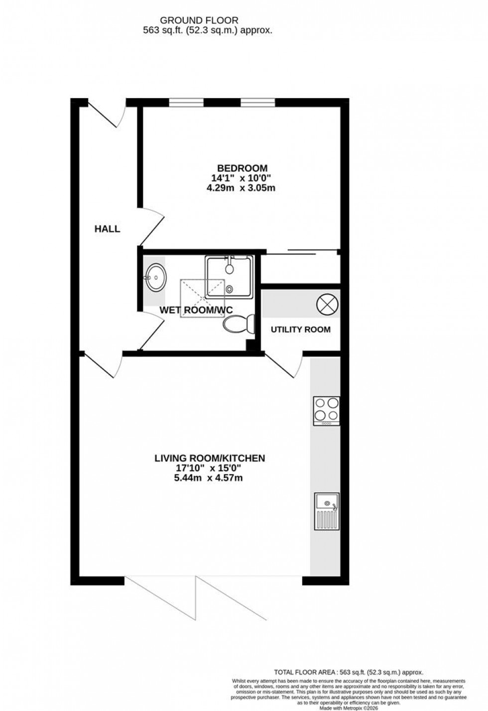 Floorplan for Kneller Road, Whitton/Twickenham