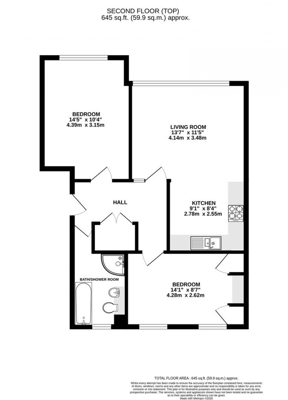 Floorplan for Hanworth Road, Hounslow