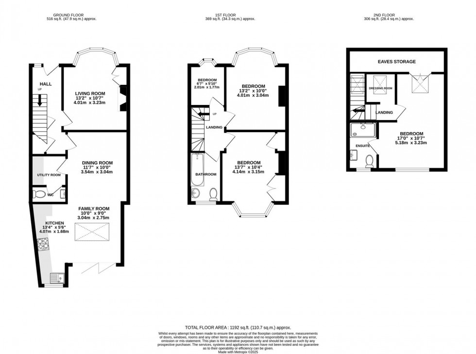 Floorplan for Whitton Dene, Isleworth
