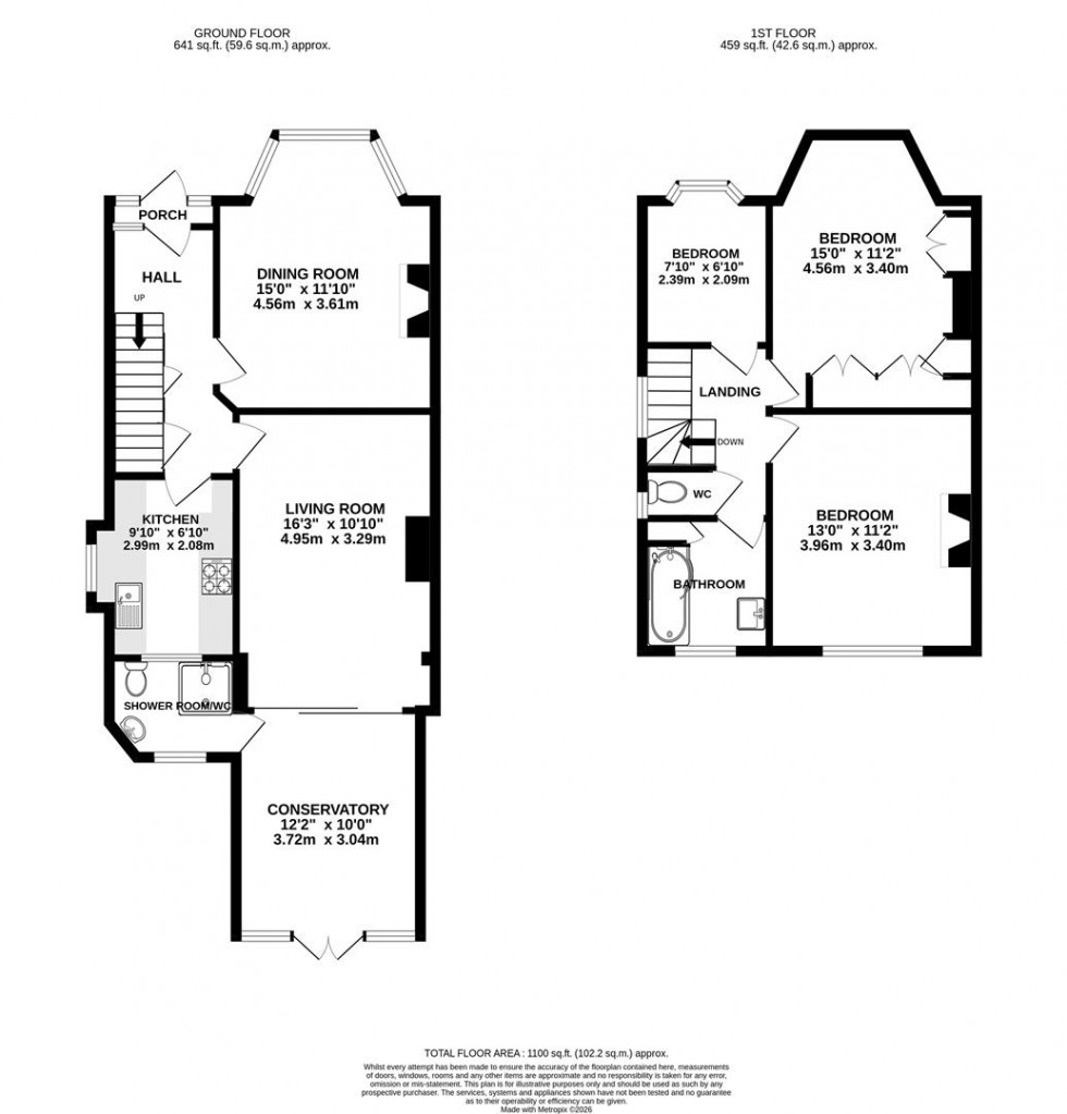 Floorplan for Constance Road, Whitton