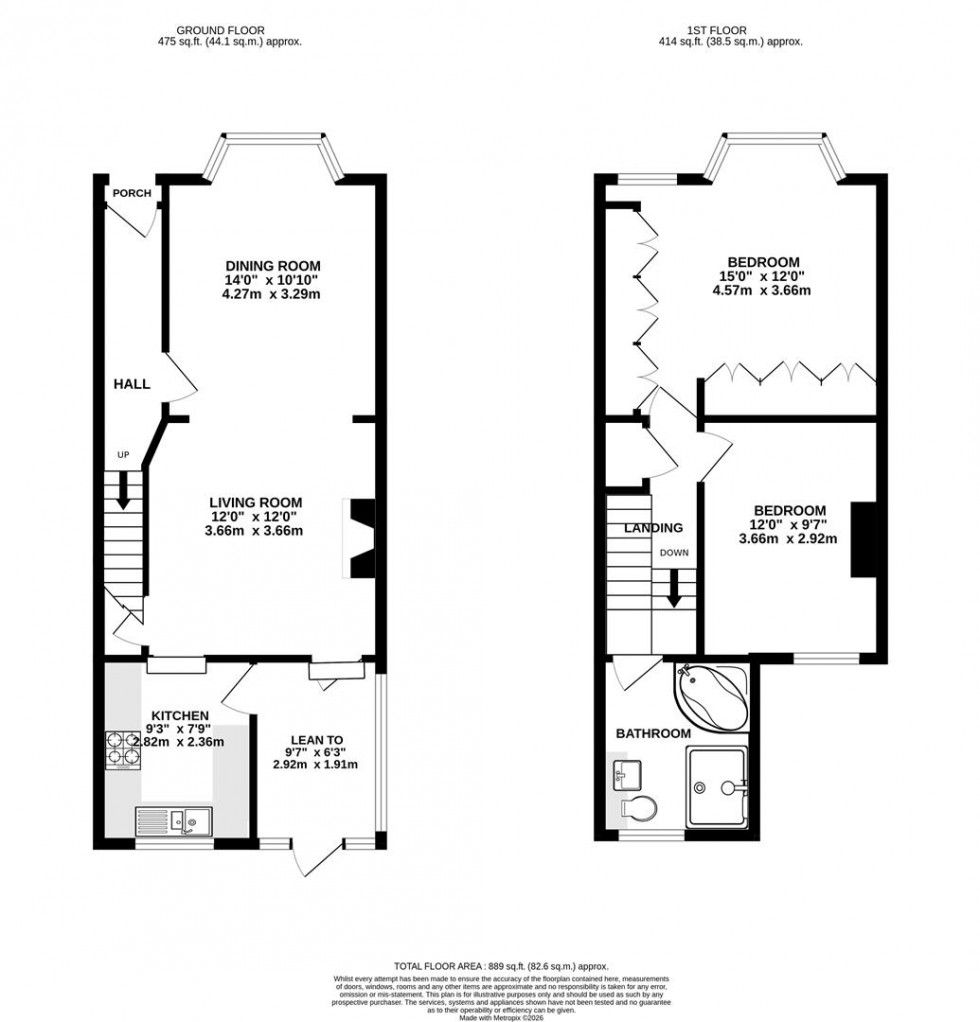 Floorplan for Inwood Avenue, Hounslow